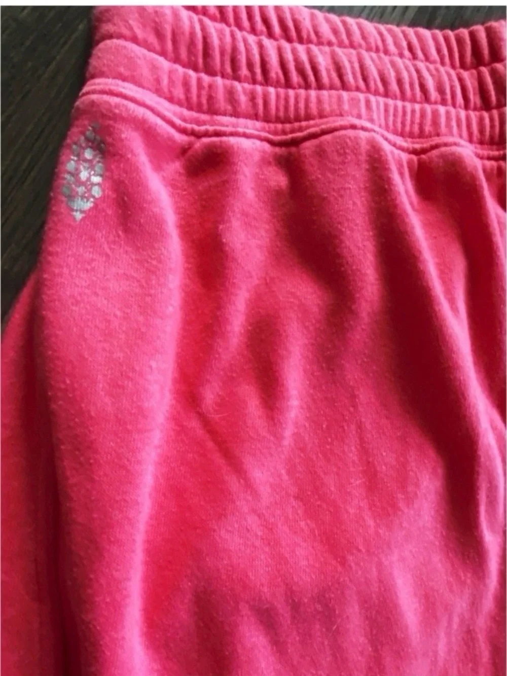 FREE PEOPLE MOVEMENT Hot Pink Boho Strappy Sweatpants Size Small